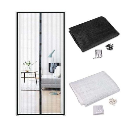 Hy nteisverkko-ovi 100x210cm - Hyttysverkko - Hy nteissuoja - Hyttynen White Vit