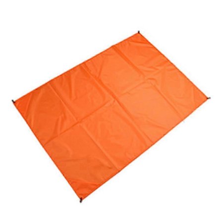 Bärbar Vattentät Sandtät Strandfilt Lätt Stor Picknick Camping Matta Presenning med Dragsko Bärväska