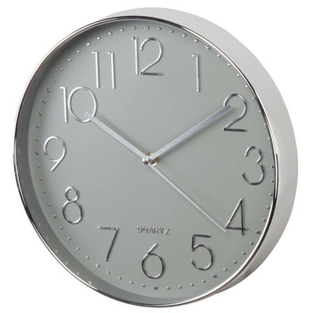 Hama Väggklocka Elegant Silver/grå