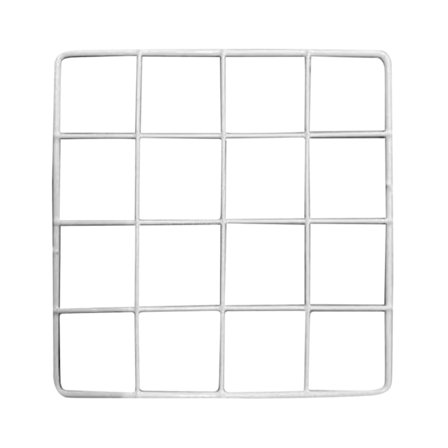 Gittervæg Panel Hvid Trådgitter Væg Gitter Fortykket Jern Hængende Væg Opbevaring Organizer til Foto Display Væg Dekoration