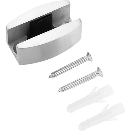 2 stk. gulvføring til skydedøre i glas, rulleføringssystem gulv rustfrit stål rulle justerbar skinne udskiftning bundramme bund badeværelse