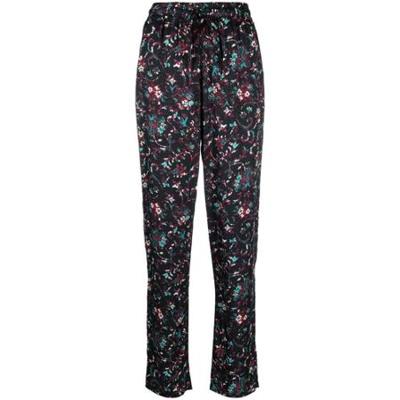Isabel Marant Étoile Wide Byxor svart, Dam Byxor, Dam, Storlek: XS