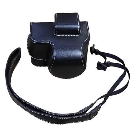 Type C PU Lær Kameraveske for Nikon Z30 Z50, Full Kroppsbeskyttelse Veske Skulderveske Kamera [DB]