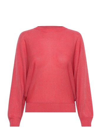 Mscamelina Knit T-Shirt Coral Minus