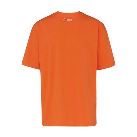 Heron Preston - T-shirts - Orange - Herr - Storlek: S, Herr, Storlek: S