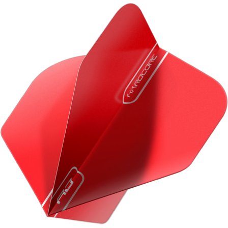 Red Dragon Darts Flights Hardcore Radical Standard 100 Micron Extra Thick Red 5 Sets 15 Pieces