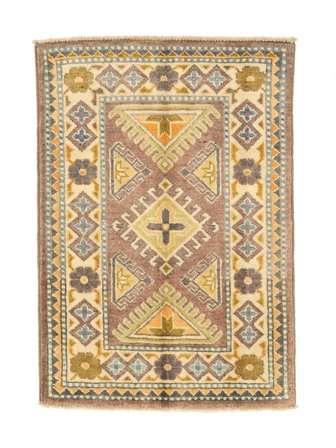 Orientalsk Kazak Fine Teppe 63X89 Brun/Oransje Ull, Afghanistan