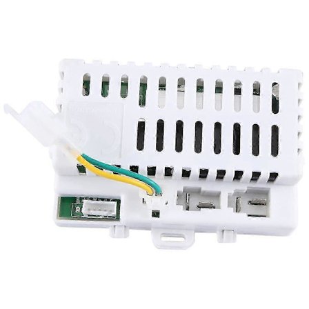 Elektrisk bilmodtager til børn, til elektriske køretøjsdele til børn, hvid modtager (FMY) Hvid Blå