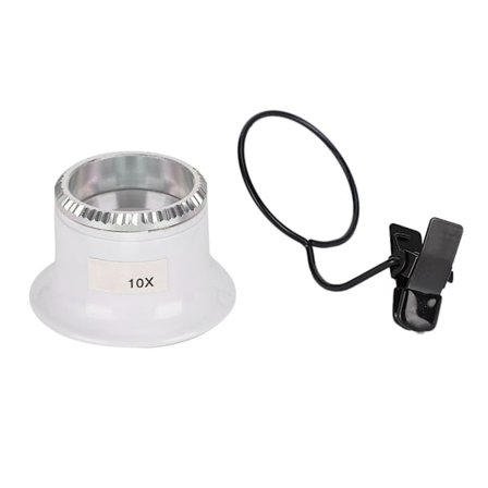 10X Förstoringsglas Clip On Klockreparation Smyckesverktyg Lupp