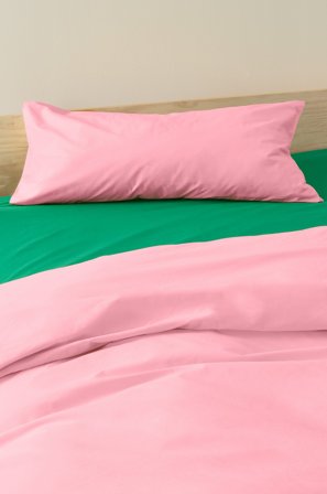 Jotex - Percale Putevar 50x90 Cm - Økologisk Rosa - ZACK - Kjøp Putevar hos Jotex