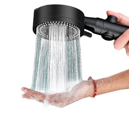 Duschhuvud, Högtryck Handdusch med 5 Munstycken 5 Hastigheter