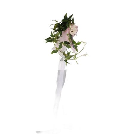 Fransk stil gångstol tillbaka blomma drapering vinstockar design