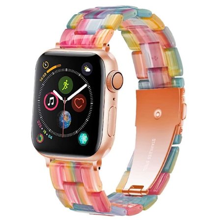 Lätt Apple Watch-armband - Fashion Resin iWatch-armband Armband Kompatibel