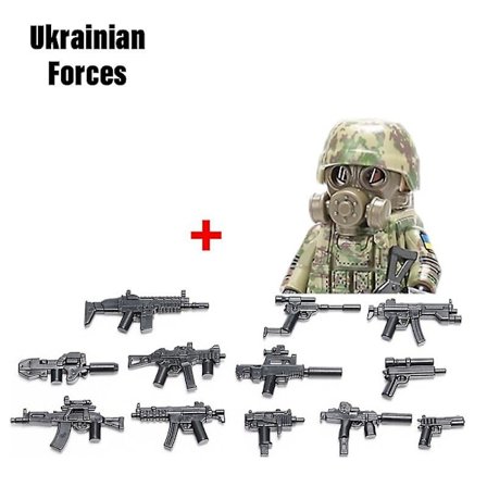 Militära byggklossar Soldatfigurer Gåvor Leksaker Vapen Gevär Special Force SWAT Arm Väst Hjälm Explosionssäkra kläder MOC Fingerfärdighetsspel