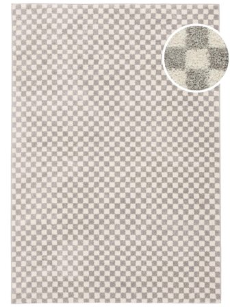 Washable Scandina Rug - Light Grey/White 160X230 Scandinavian Style