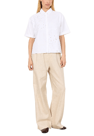 Soyaconcept Sc-Netti 104 Shirt Skjortor Dam Vit S