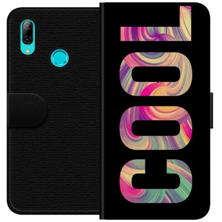 Yhteensopiva Lompakkokotelo Huawei Huawei P smart 2019 Nykytaiteellinen typografia taiteilu sanaa LOVE nestemäisissä sateenkaariväreissä mustaa ta