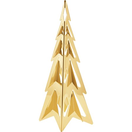 Georg jensen Christmas Collection 2024 Juletre dekorasjon, 18K gullbelegg, large