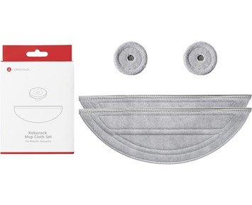 Roborock-Roborock Mop Cloth Set Saros 10-Moppesett for Roborock Saros 10-Cleaning & Garment Care-Tilbehør til støvsugere