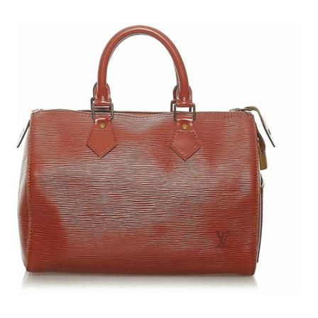 Louis Vuitton Vintage Pre-owned HandTass , Bruin , Dames , Maat: ONE Size Vintage Tassen