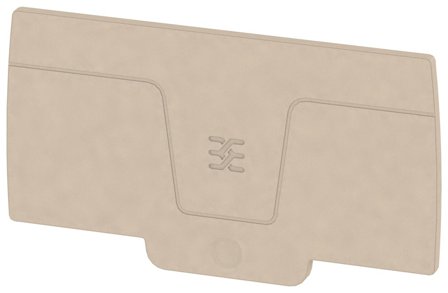 Weidmüller AEP 2C 10/16 Ändplatta 20-pack, Elfördelning & strömförsörjning