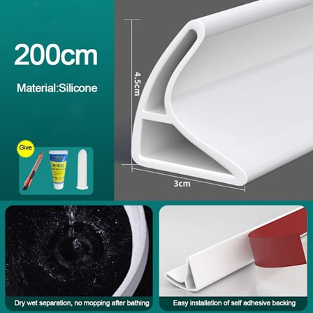 60-250cm Vandprop Vandtilbageholdelsesstrimmel B-200CM