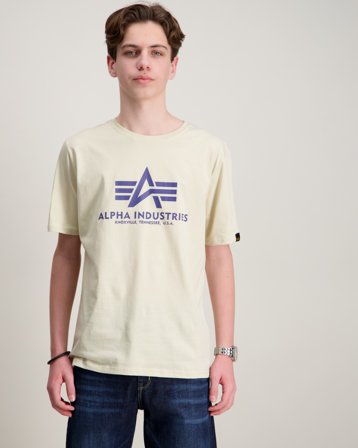 Alpha Industries Basic T-Shirt BL K Weiß T-Shirts Jungen - Kids Brand Store