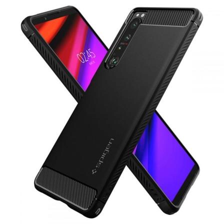 Spigen Rugged Armor Skal Sony Xperia 1 Iv - Matte Svart