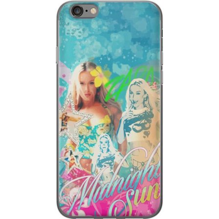 Yhteensopiva Puhelinkuori Apple iPhone 6s Seikkailumaailma Steve, Creeper ja eläimillä värikkäässä palikkagrafiikassa