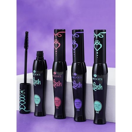 3 st Tjock Krullig och Smal Mascara, Kladdfri Mascara, Vattentät, Svettsäker, Lång, Tjock, Cool, Snabbtorkande Mascara