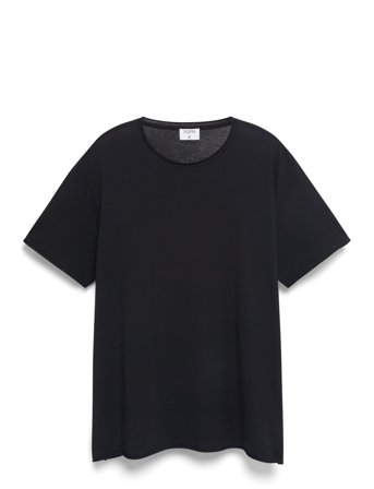 Filippa K Roll Neck Tee - Black - XS