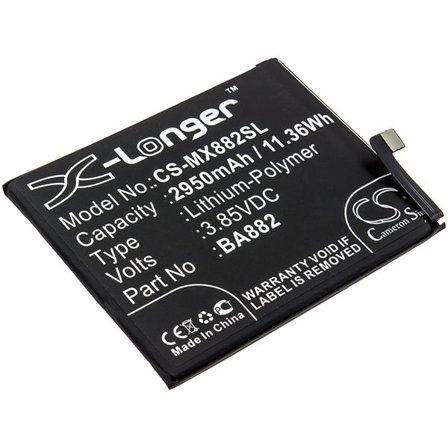 Batteri til SmartPhone, mobil til Meizu 16, 16 Standard Edition og andre.