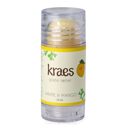 Kraes Glade læber - Havre/Mango 15 ml, Skincare, Skincare Til Børn, Øvrigt