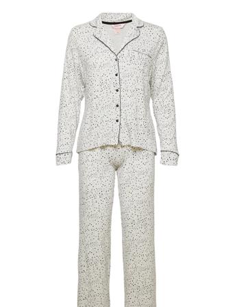 Pj Pant Ls Boyfriend Dot Pyjamas Multi/mönstrad Hunkemöller