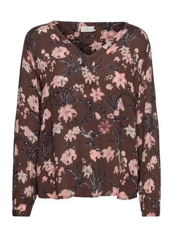 Kabree Amber Blouse Brown Kaffe