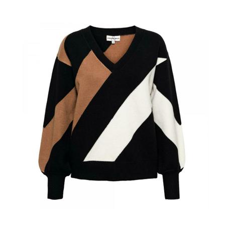 &Co Woman Pullover Billie , Bruin , Dames , Maat: 2XL Truis