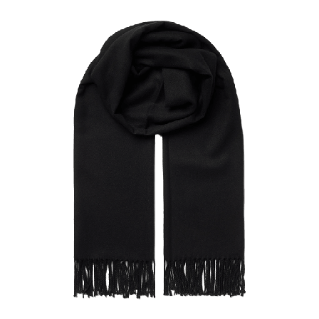 Å WOMAN Halsduk i viskosblandning ADINE Halsdukar & scarves Svart ONESIZE