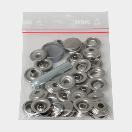 Tryckknappar 15mm med verktyg, 10 set