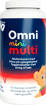Biosym OmniMini Multi Kosttilskud 150 tabl., Helse & Madvarer, Børnevitaminer, Multivitaminer Til Børn
