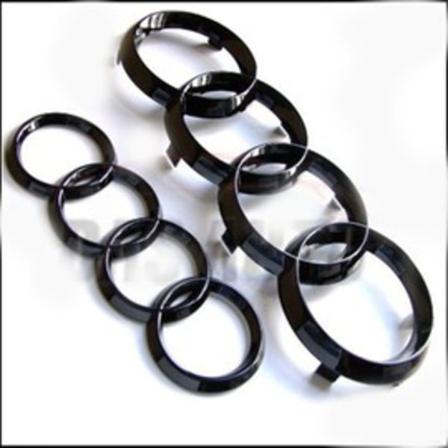 Ringmerker kompatible for Audi front- og bakgrill i blank