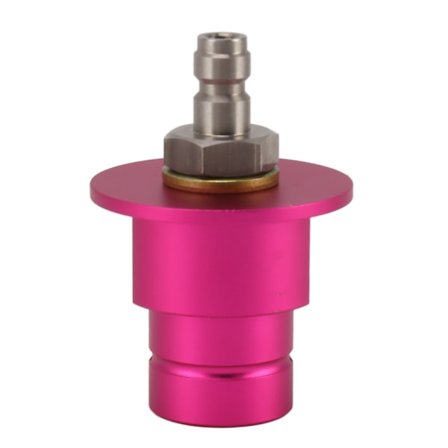 8mm CO2-adapter, rask og enkel tilkobling, brusmaskin, brusmaskinventil, påfyllingstilbehør, lilla
