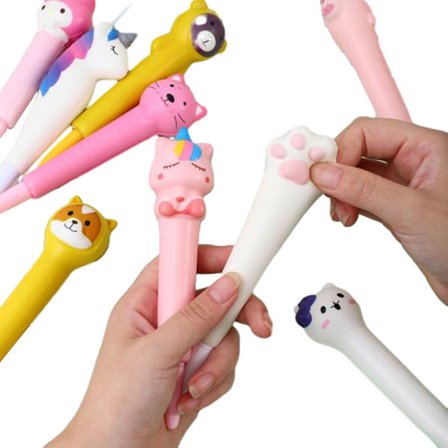 0,5 MM Cartoon Svamp Avlastning Neutral Penna