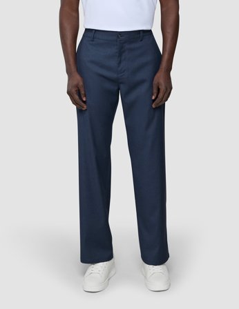 Shaping New Tomorrow - Siena Pants - Dark Navy - Relaxed Fit - Herre - Størrelse 34/36