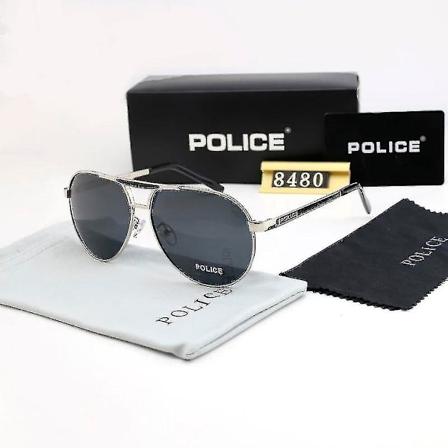 2023 Nya Polis Herr Polariserad UV400 Solglasögon Aviator Glasögon