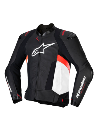 Blouson Moto Alpinestars Missile V3 Noir/Blanc/Rouge 52