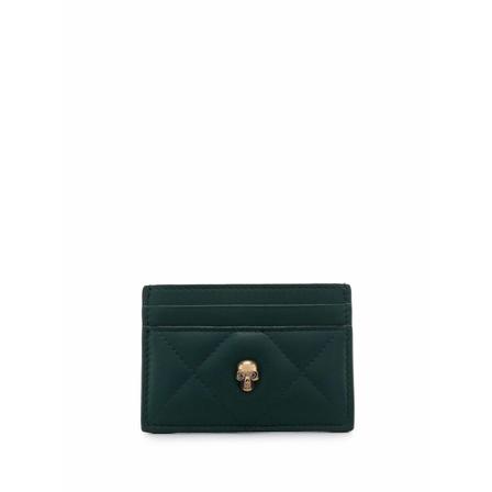 Alexander McQueen, Cardholder Zielony, Kobieta, Rozmiar: ONE Size