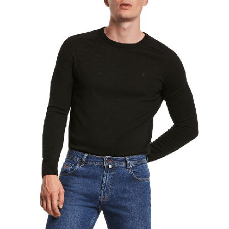 Morris Merino Oneck Tröjor Herr Svart L