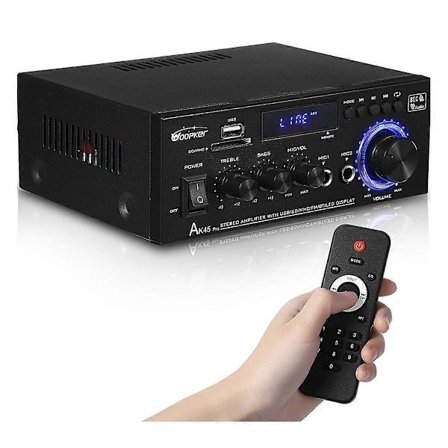 Audio Forstærker Ak45 Pro Bluetooth Bass Højttaler - EU Stik