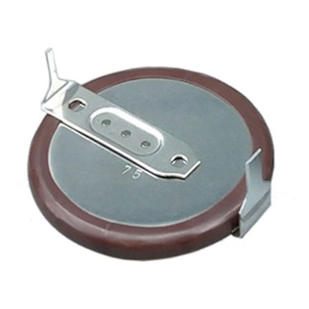 Oppladbar litiumbatteri for bilnøkkel fjernkontroll VL2020/HFN 3V 180 graders flikbatteri litiumbatteri 20mm