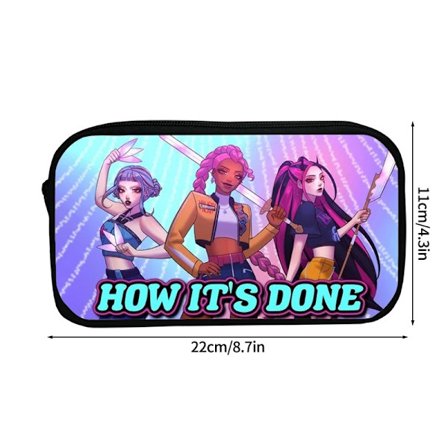 Kpop Demon Hunters Penalhus Stor Kapacitet Pige Dreng Penalhus Studenter Skole Penalhus Kpop Penboks Taske Skolematerialer-FM-